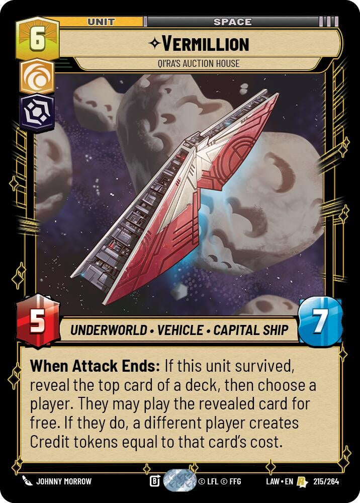 Image for Vermillion - Qi'Ra's Auction House - Star Wars: Unlimited