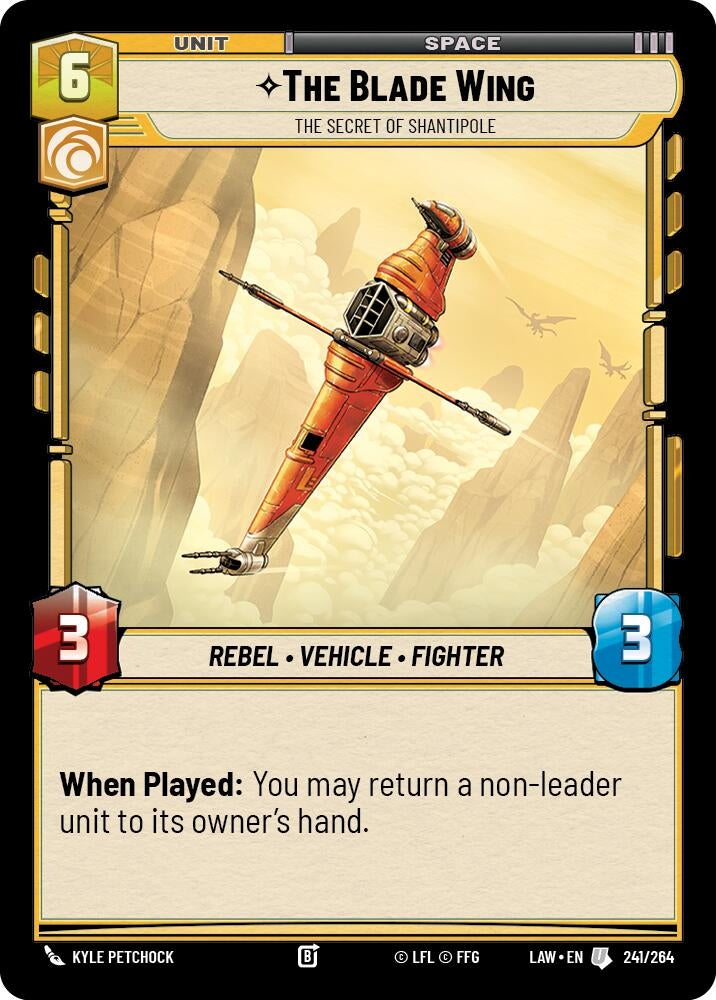 Image for The Blade Wing - The Secret of Shantipole (241/264) - Star Wars: Unlimited