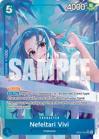 Nefeltari Vivi (Illustration alternative) [Extra Booster: One Piece Heroines Edition]