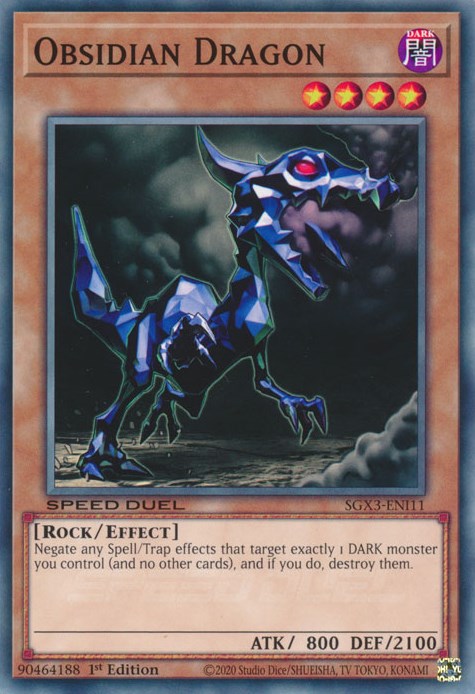 Dragón de Obsidiana [SGX3-SP111] Común