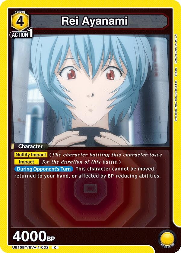 Image for Rei Ayanami (002) (UE15BT/EVA-1-002) (UE15BT) - Union Arena