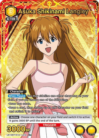 Image for Asuka Shikinami Langley (012) (R*) (UE15BT/EVA-1-012) (UE15BT) - Union Arena