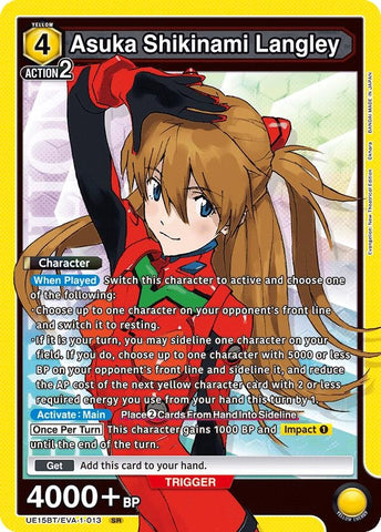Image for Asuka Shikinami Langley (013) (UE15BT/EVA-1-013) (UE15BT) - Union Arena