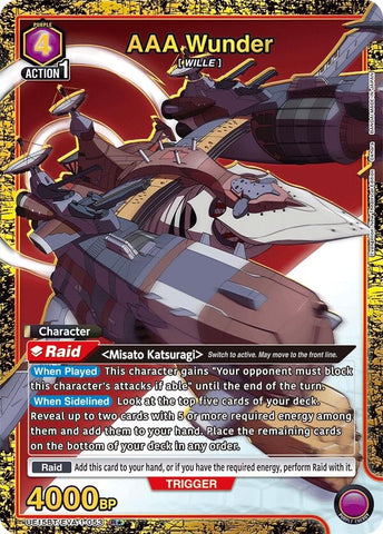 Image for AAA Wunder (R*) (UE15BT/EVA-1-053) (UE15BT) - Union Arena