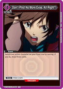 Image for Don't Pilot No More Evas, All Right? (UE15BT/EVA-1-060) (UE15BT) - Union Arena