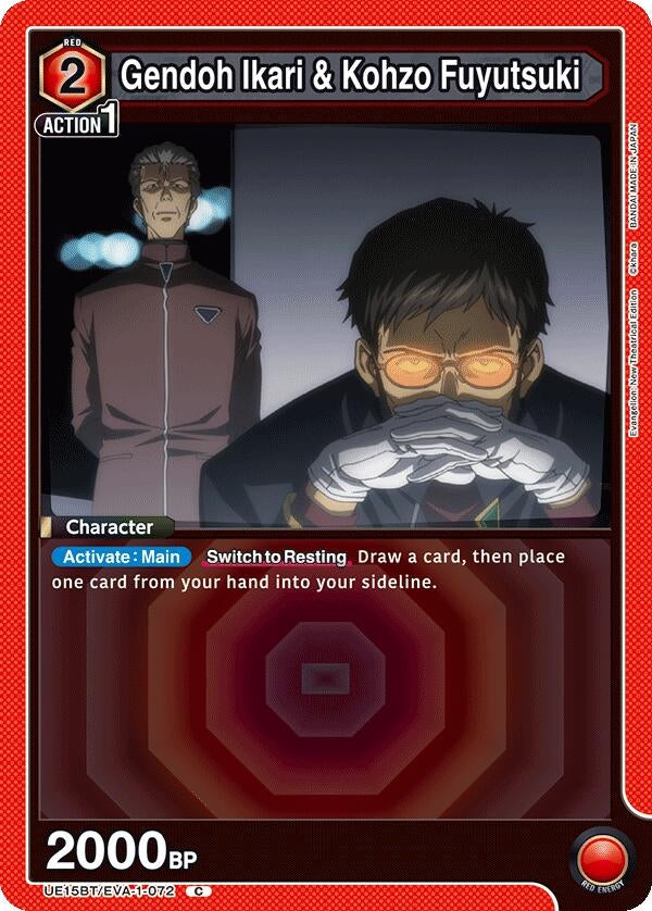 Image for Gendoh Ikari & Kohzo Fuyutsuki (UE15BT/EVA-1-072) (UE15BT) - Union Arena