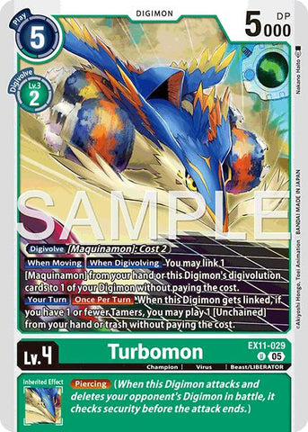 Turbomon [EX11-029] [Amanecer del Liberador]