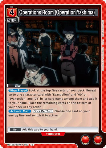 Image for Operations Room (Operation Yashima) (UE15BT/EVA-1-093) (UE15BT) - Union Arena