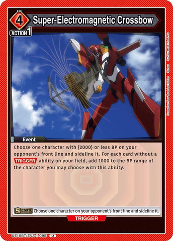 Image for Super-Electromagnetic Crossbow (UE15BT/EVA-1-098) (UE15BT) - Union Arena