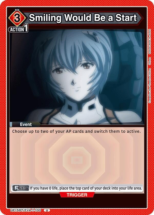 Image for Smiling Would Be a Start (UE15BT/EVA-1-100) (UE15BT) - Union Arena