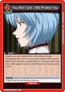 Image for You Won't Die. I Will Protect You (UE15ST/EVA-1-109) (UE15ST) - Union Arena