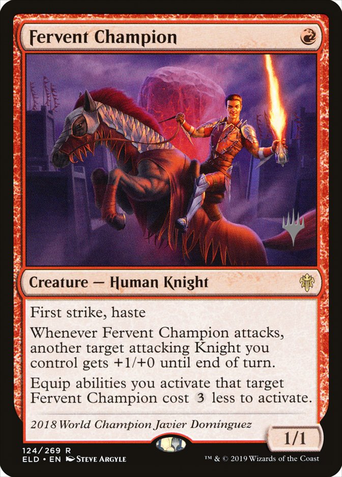 Champion fervent (Pack promo) [Promos Le Trône d'Eldraine]