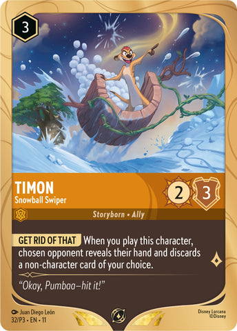 Timon - Voleur de boules de neige (32) [Cartes promotionnelles]