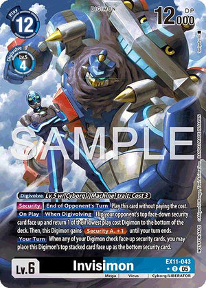 Invisimon [EX11-043] (Box Topper) [Dawn of Liberator]