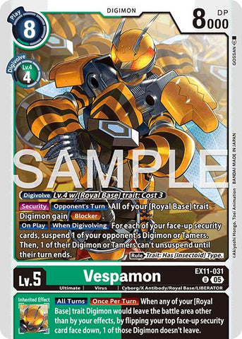 Vespamon [EX11-031] [Amanecer del Libertador]