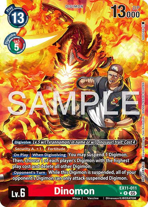 Dinomon [EX11-011] (Box Topper) [Dawn of Liberator]