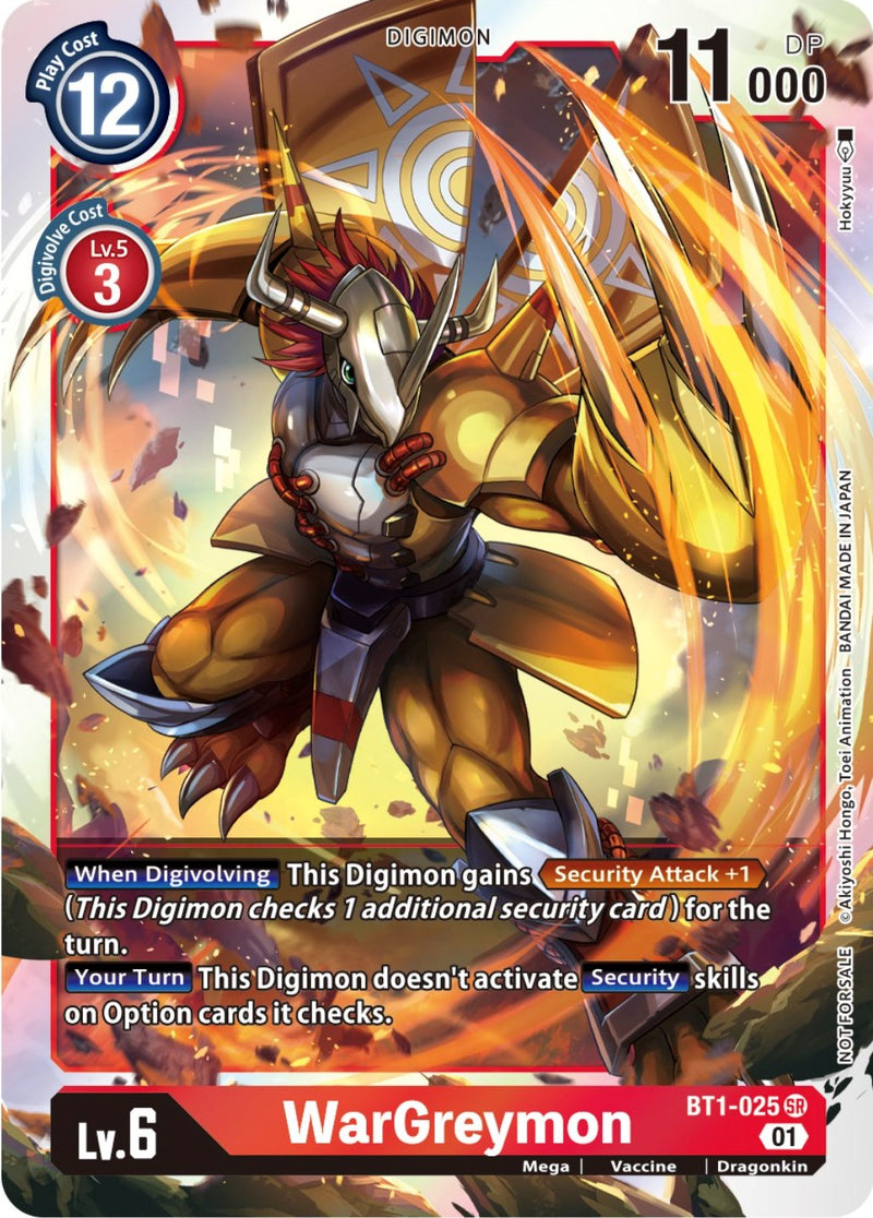 WarGreymon [BT1-025] (ST-11 Pack de Entrada Especial) [Promos de Sobres Especiales de Lanzamiento]