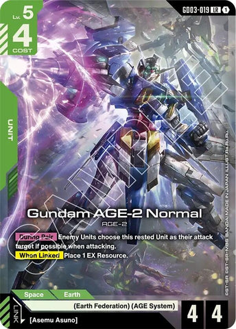Image for Gundam AGE-2 Normal (GD03-019) (GD03) - Gundam Card Game