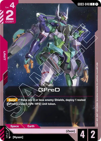 Image for GFreD (GD03-048) (GD03-048) (GD03) - Gundam Card Game