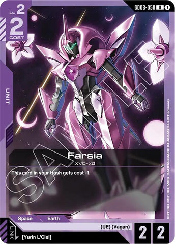 Image for Farsia (GD03-058) (GD03) - Gundam Card Game
