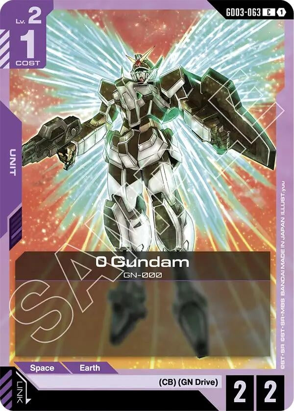 Image for 0 Gundam (GD03-063) (GD03) - Gundam Card Game