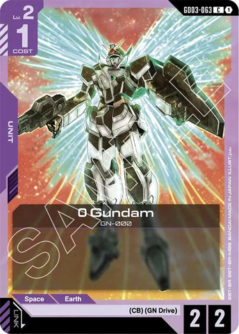 Image for 0 Gundam (GD03-063) (GD03) - Gundam Card Game