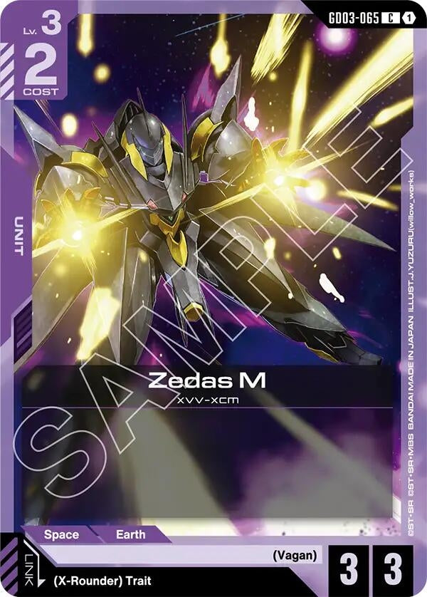 Image for Zedas M (GD03-065) (GD03) - Gundam Card Game