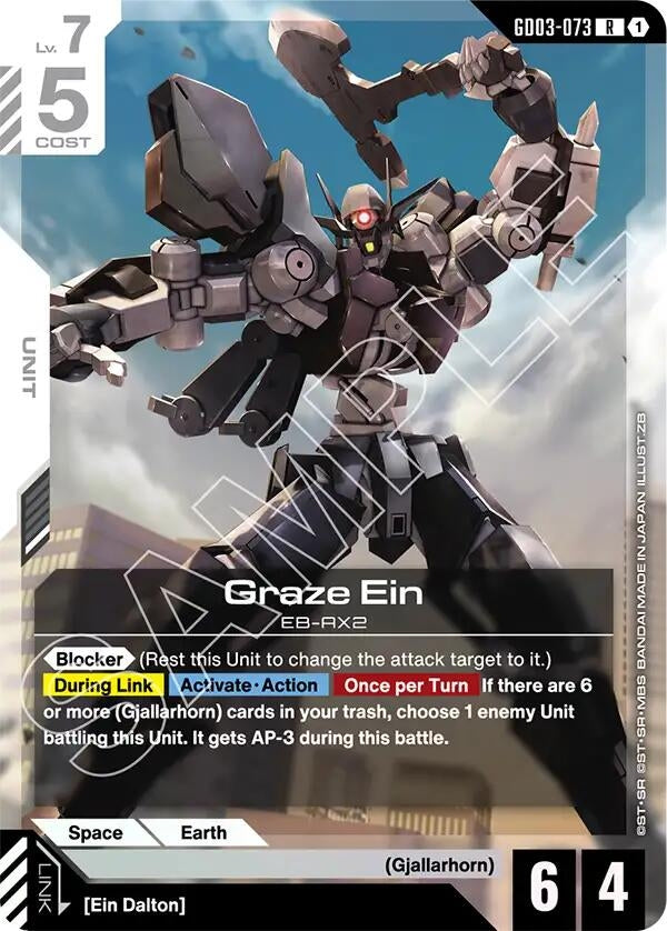 Image for Graze Ein (GD03-073) (GD03) - Gundam Card Game