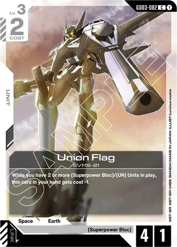 Image for Union Flag (GD03-082) (GD03) - Gundam Card Game