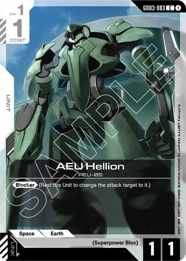Image for AEU Hellion (GD03-083) (GD03) - Gundam Card Game