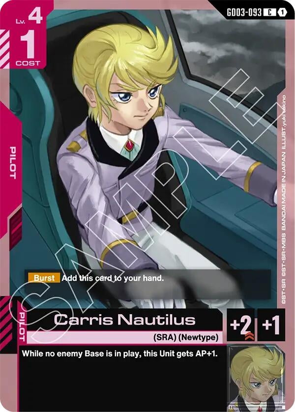 Image for Carris Nautilus (GD03-093) (GD03) - Gundam Card Game