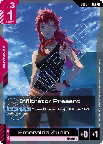 Image for Infiltrator Present (GD03-111) (GD03) - Gundam Card Game