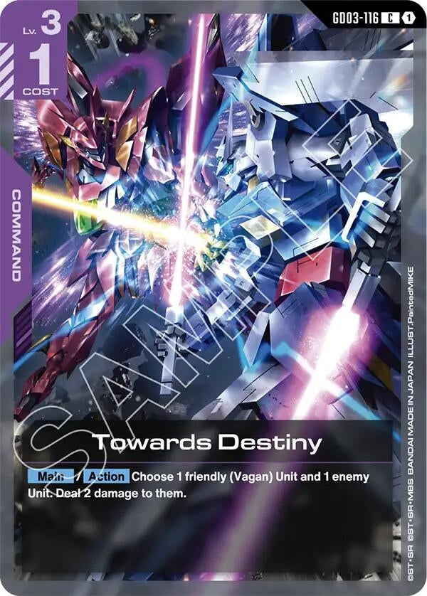 Image for Towards Destiny (GD03-116) (GD03) - Gundam Card Game
