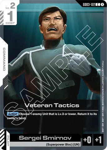 Image for Veteran Tactics (GD03-122) (GD03) - Gundam Card Game