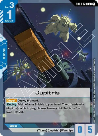 Image for Jupitris (GD03-123) (GD03) - Gundam Card Game