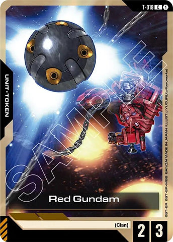 Image for Red Gundam (T-018) (T-018) (GD03) - Gundam Card Game