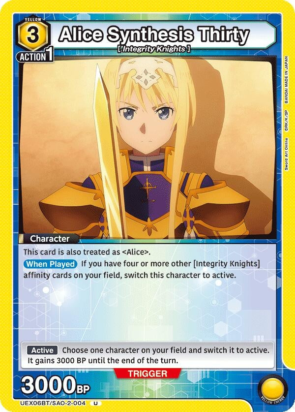 Image for Alice Synthesis Thirty (UEX06BT/SAO-2-004) (UEX06BT) - Union Arena