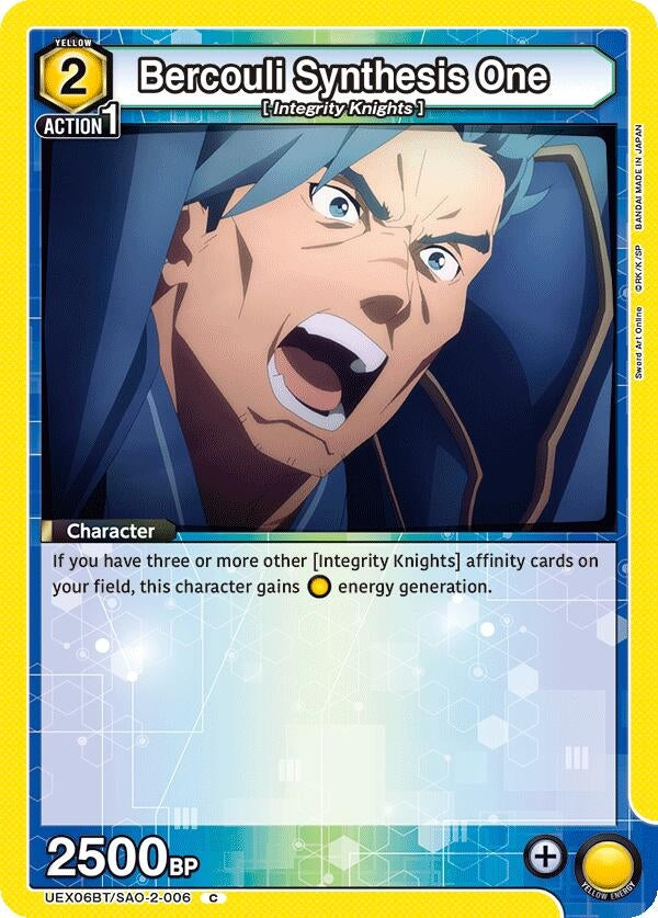 Image for Bercouli Synthesis One (UEX06BT/SAO-2-006) (UEX06BT) - Union Arena