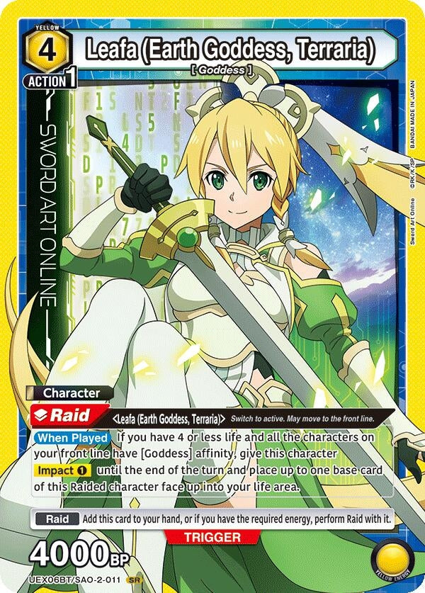 Image for Leafa (Earth Goddess, Terraria) (UEX06BT/SAO-2-011) (UEX06BT) - Union Arena