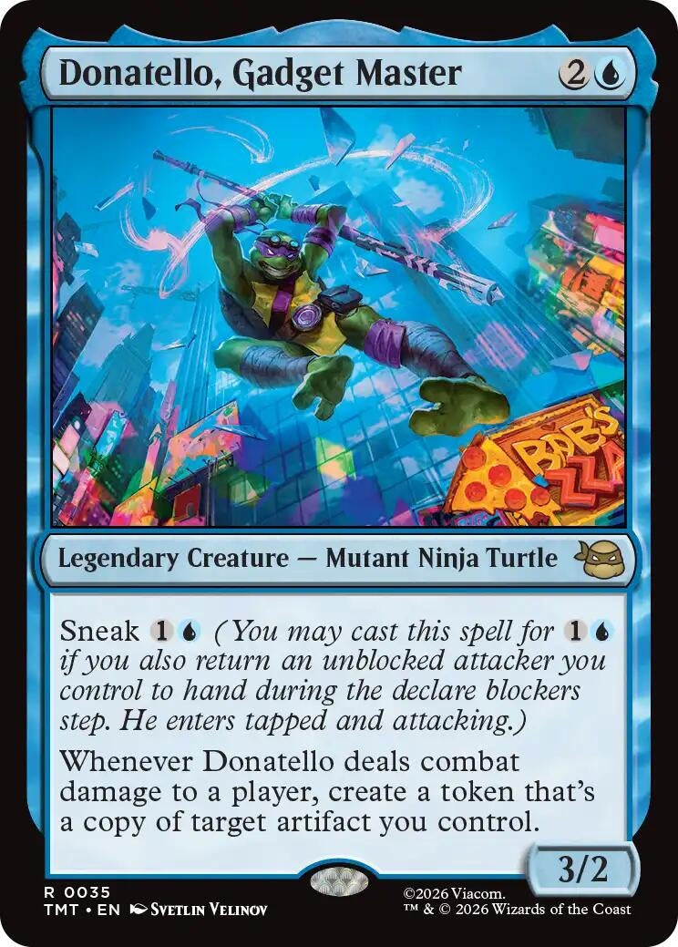 Image for Donatello, Gadget Master (35) - Magic: The Gathering