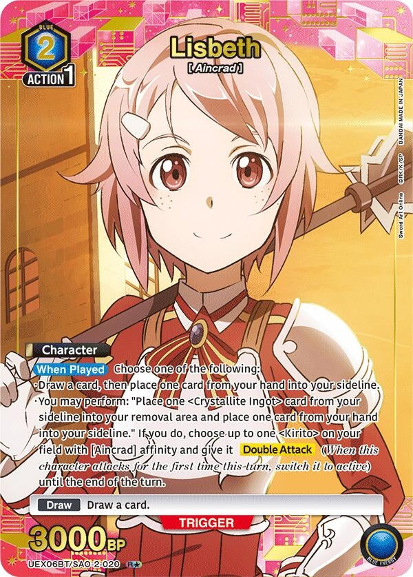 Image for Lisbeth (020) (R*) (UEX06BT/SAO-2-020) (UEX06BT) - Union Arena