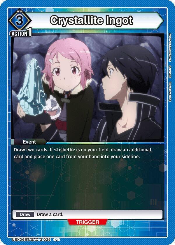 Image for Crystallite Ingot (UEX06BT/SAO-2-025) (UEX06BT) - Union Arena