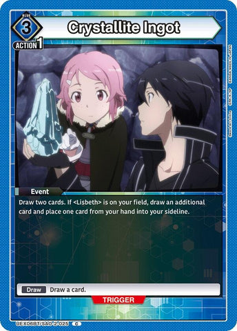 Image for Crystallite Ingot (UEX06BT/SAO-2-025) (UEX06BT) - Union Arena