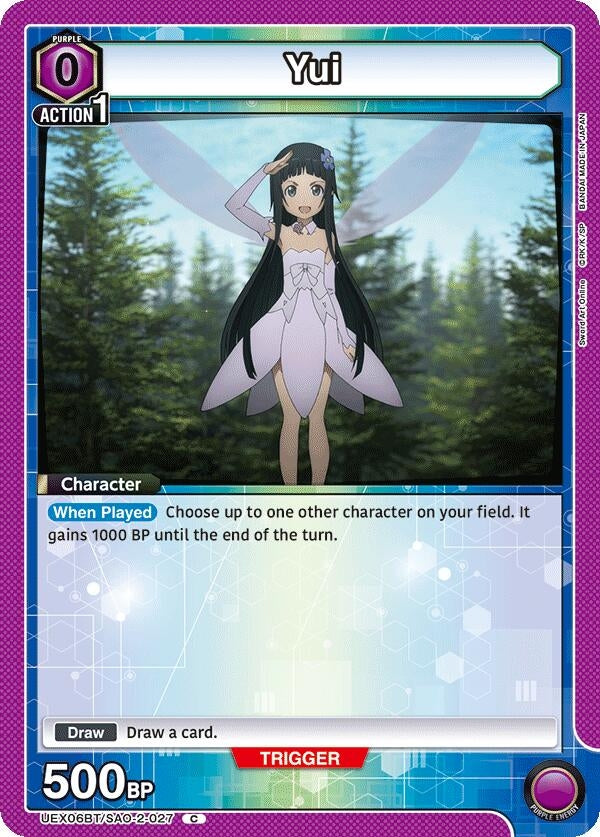 Image for Yui (027) (UEX06BT/SAO-2-027) (UEX06BT) - Union Arena