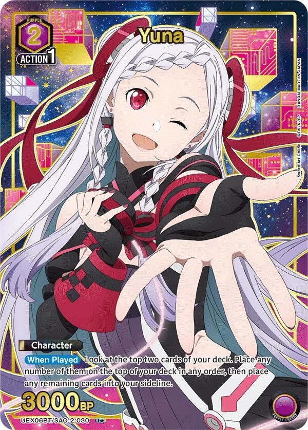 Image for Yuna (030) (U*) (UEX06BT/SAO-2-030) (UEX06BT) - Union Arena