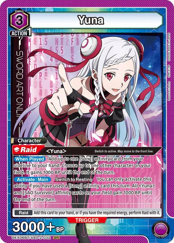 Image for Yuna (032) (UEX06BT/SAO-2-032) (UEX06BT) - Union Arena