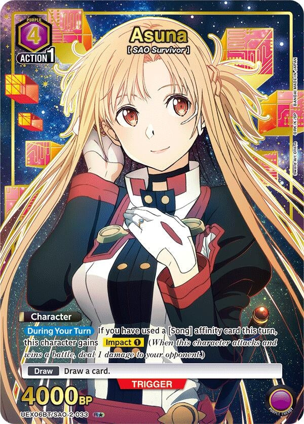 Image for Asuna (033) (R*) (UEX06BT/SAO-2-033) (UEX06BT) - Union Arena