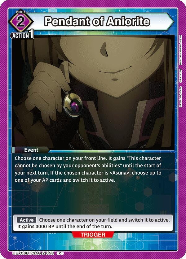 Image for Pendant of Aniorite (UEX06BT/SAO-2-058) (UEX06BT) - Union Arena