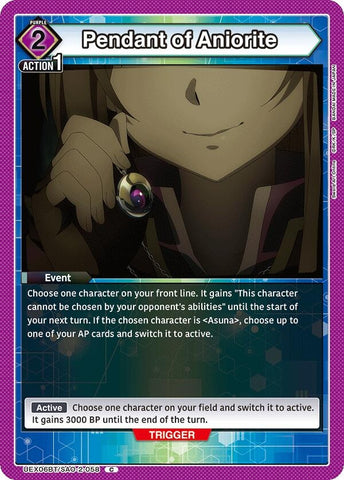 Image for Pendant of Aniorite (UEX06BT/SAO-2-058) (UEX06BT) - Union Arena