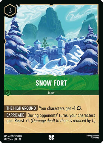 Fuerte de nieve (98/204) [Hechizo invernal]